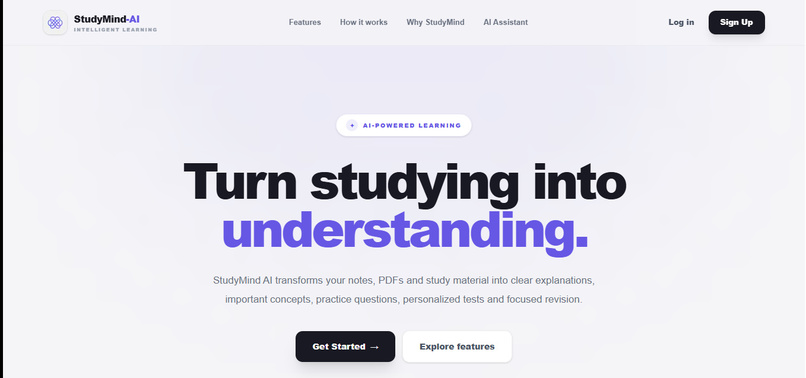 StudyMind AI – screenshot 1