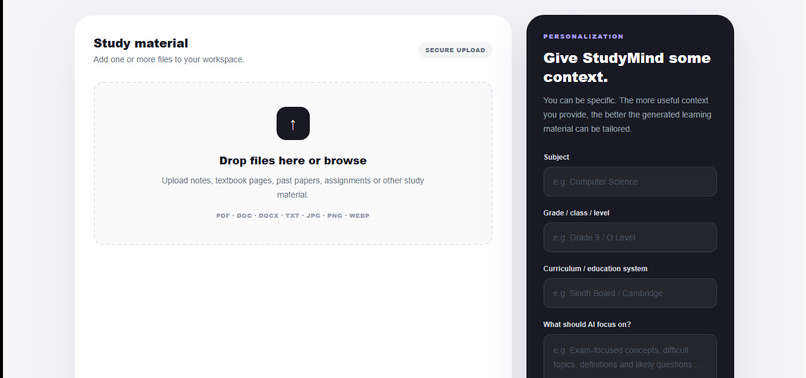 StudyMind AI – screenshot 2