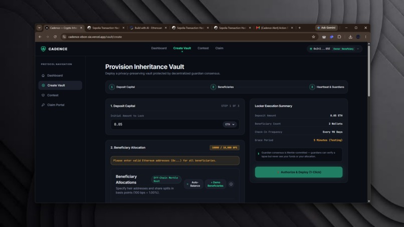Cadence  – screenshot 2