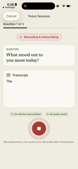 VoiceRoutine – screenshot 1