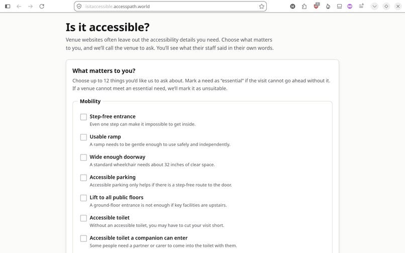 Is it accessible? – screenshot 1
