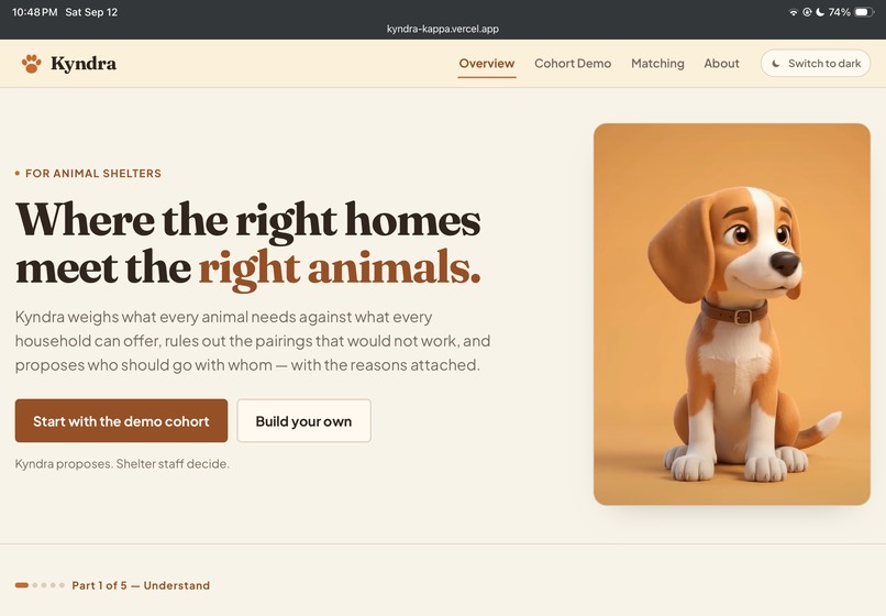 Kyndra: a true match for shelter adoptions – screenshot 11