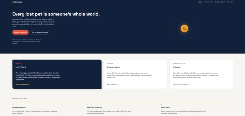 pawtrace – screenshot 1