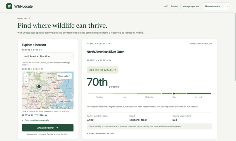 WildLocate – screenshot 3
