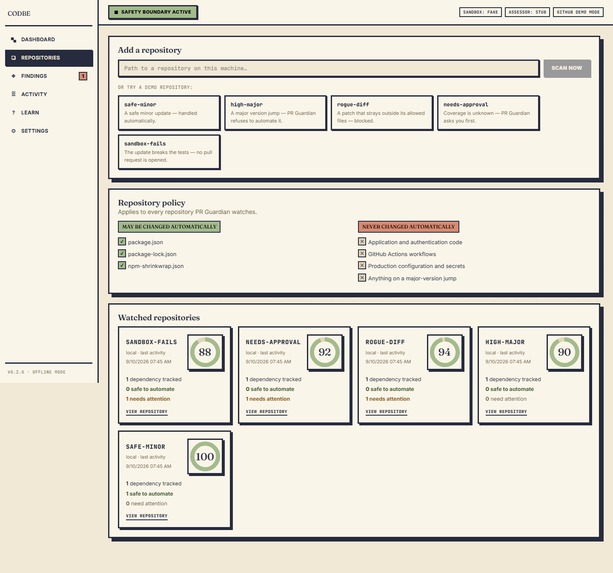 codbe – screenshot 4