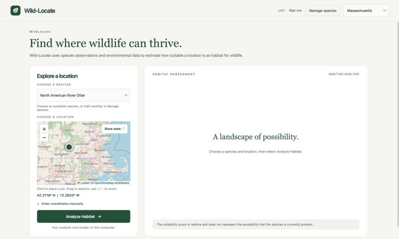WildLocate – screenshot 2