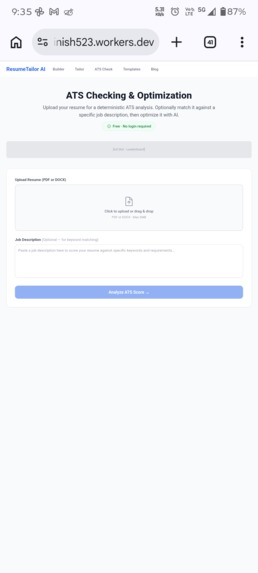 ResumeTailor AI – screenshot 4