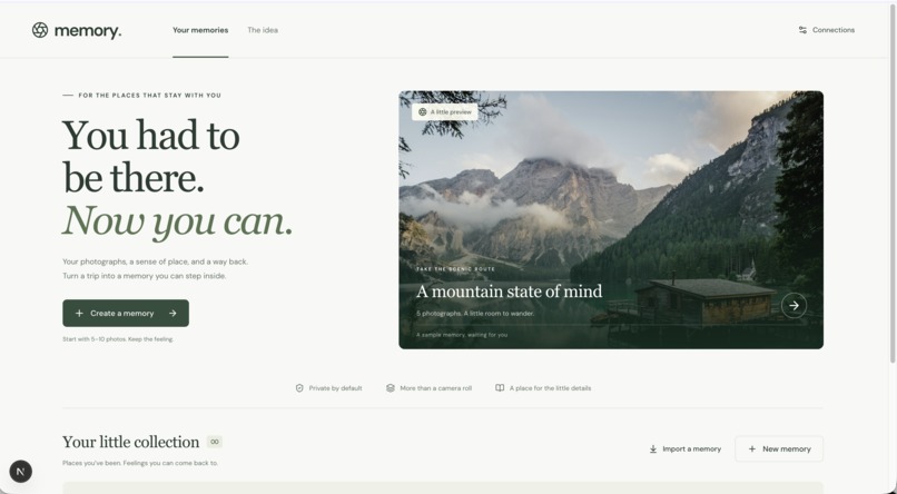 TourMemory – screenshot 1