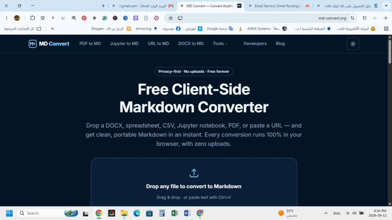 MD Convert – screenshot 1