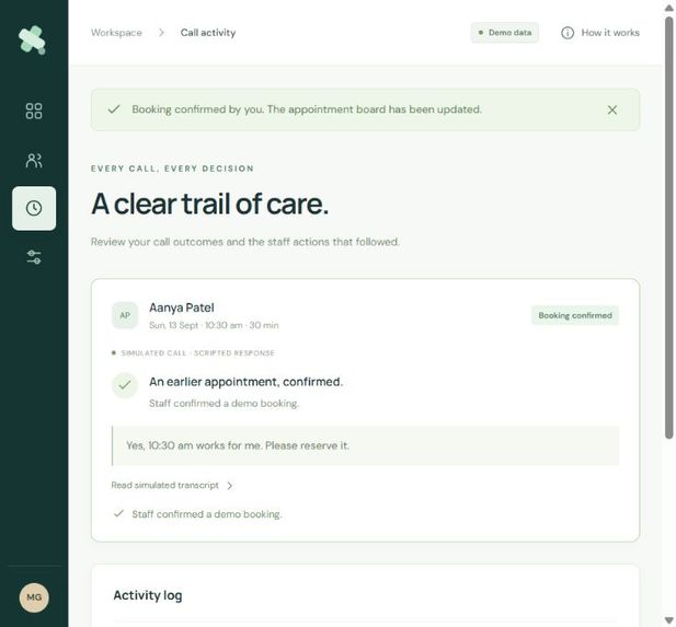 Clinic Slot Assistant – screenshot 4