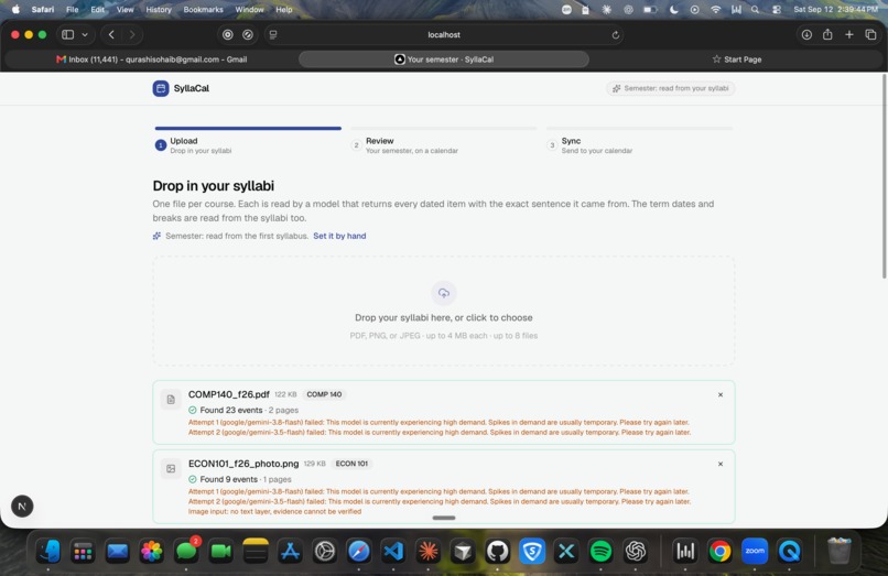 SyllaCal – screenshot 4