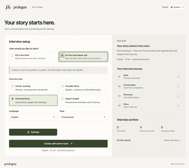 Prologue - Story Studio – screenshot 2