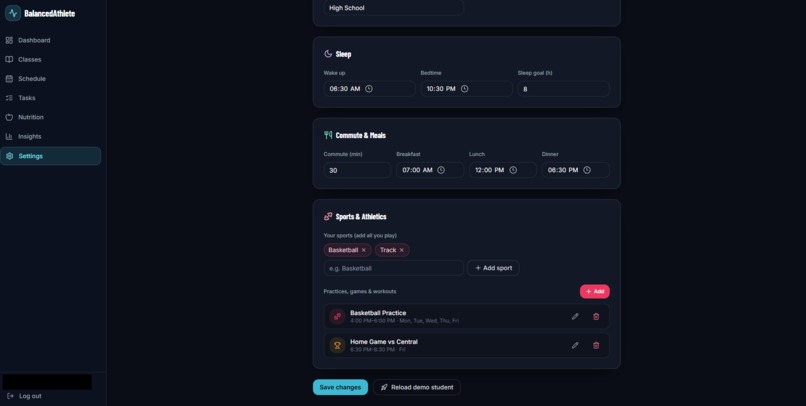 BalancedAthlete – screenshot 5