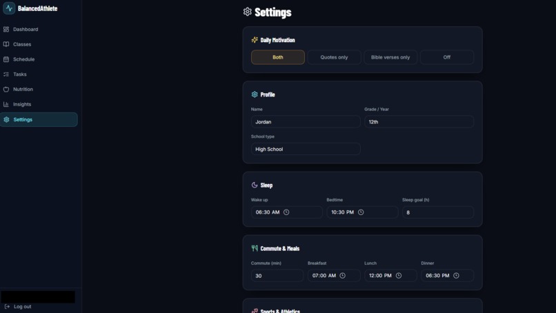 BalancedAthlete – screenshot 6
