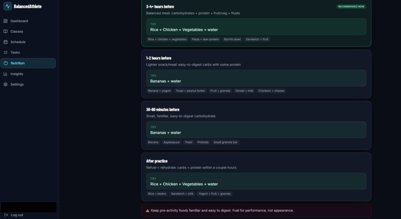 BalancedAthlete – screenshot 8