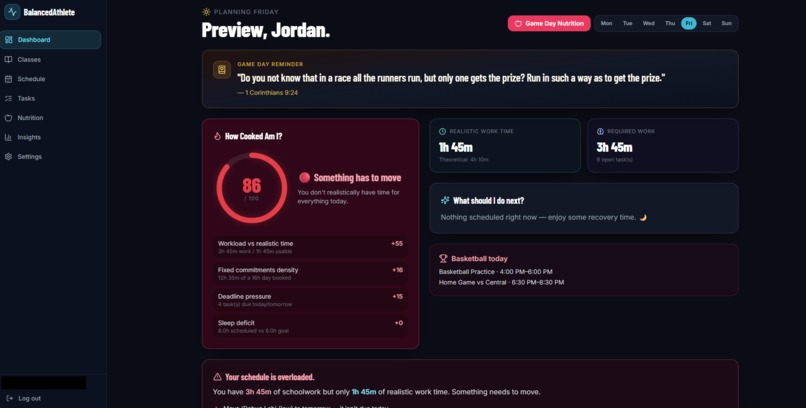 BalancedAthlete – screenshot 3