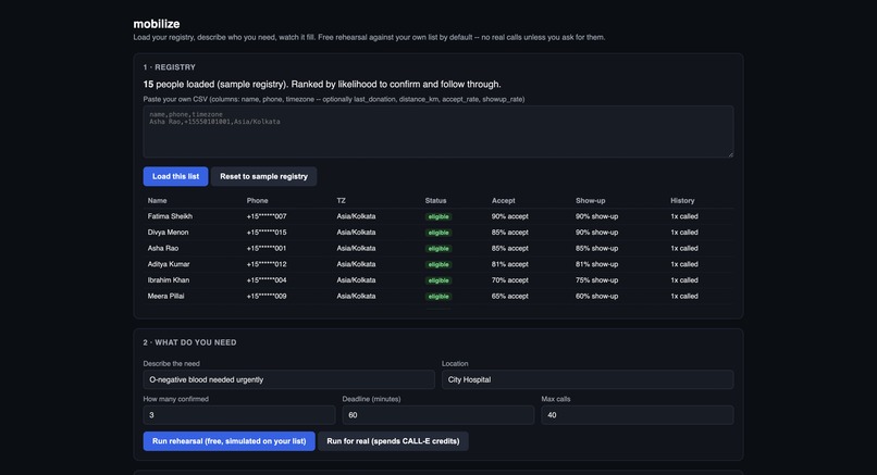 mobilize – screenshot 1
