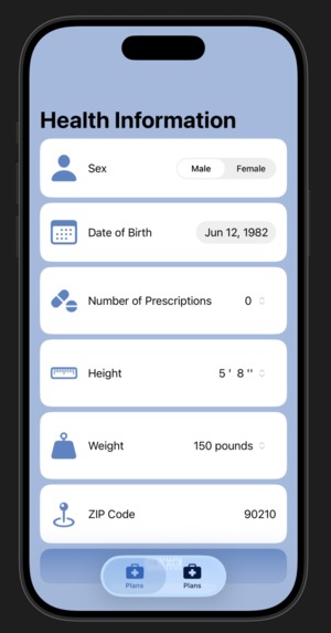 Health-Insurance-App – screenshot 1