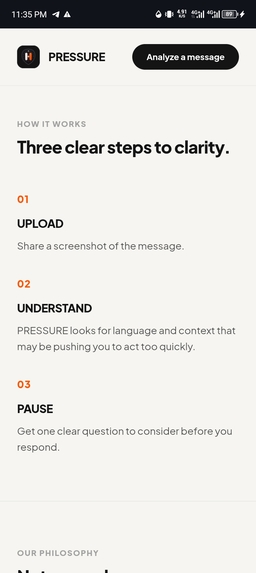 Pressure – screenshot 2