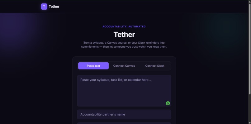 Tether – screenshot 1