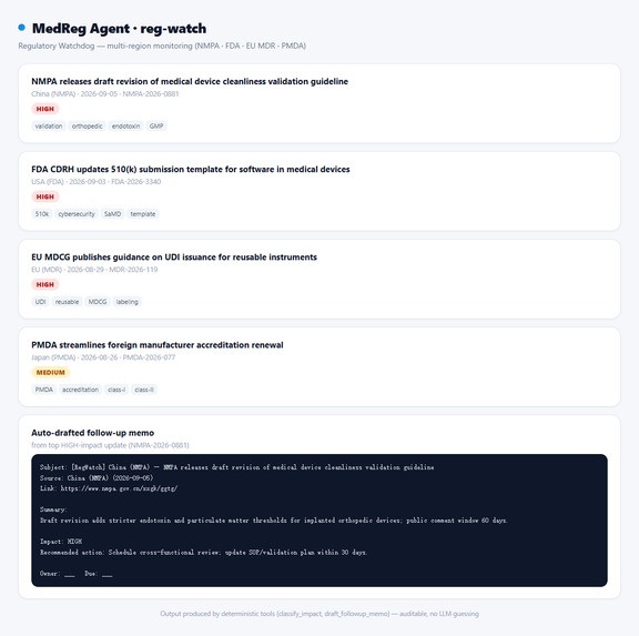 MedReg Agent – screenshot 2