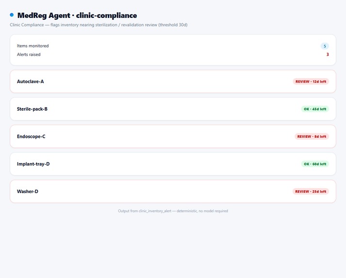 MedReg Agent – screenshot 3