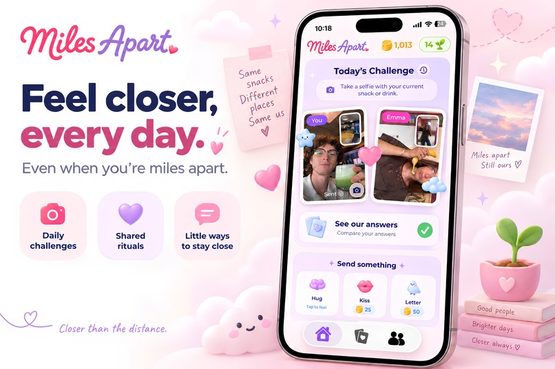 Miles Apart: Couples App – screenshot 1