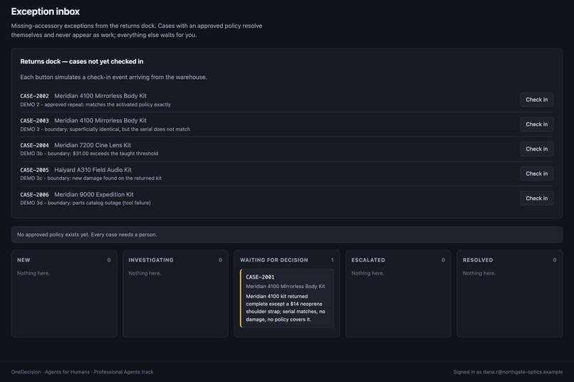 OneDecision – screenshot 2