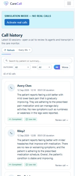 CareCall – screenshot 11