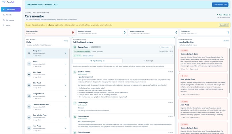 CareCall – screenshot 2