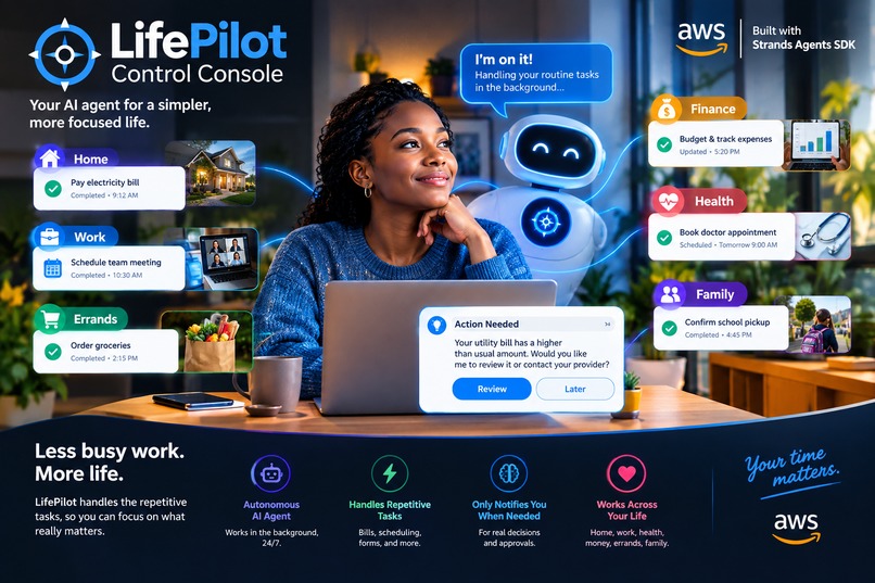 LifePilot Control Console – screenshot 1
