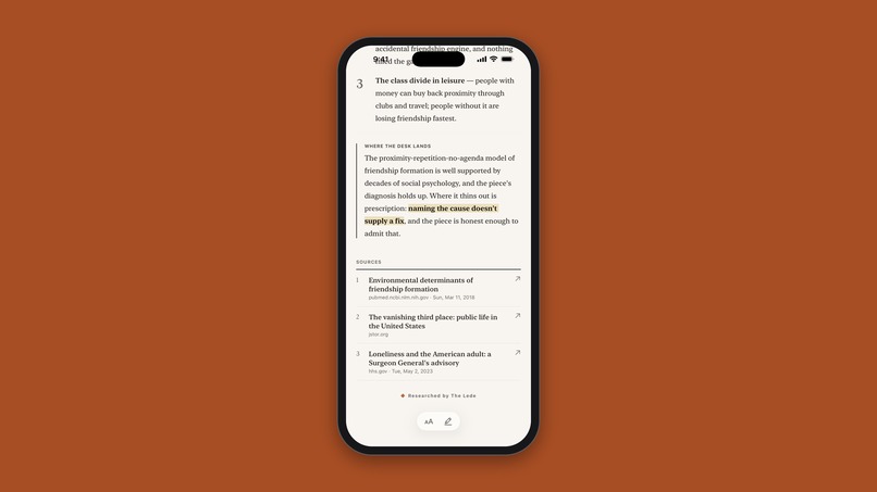 The Lede – screenshot 5