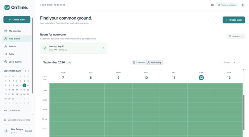 OnTime – screenshot 3