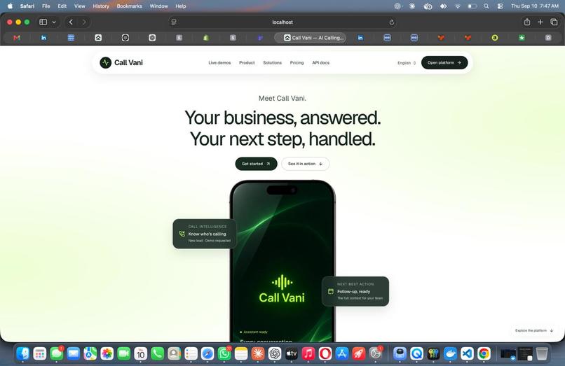 CallVani – screenshot 1
