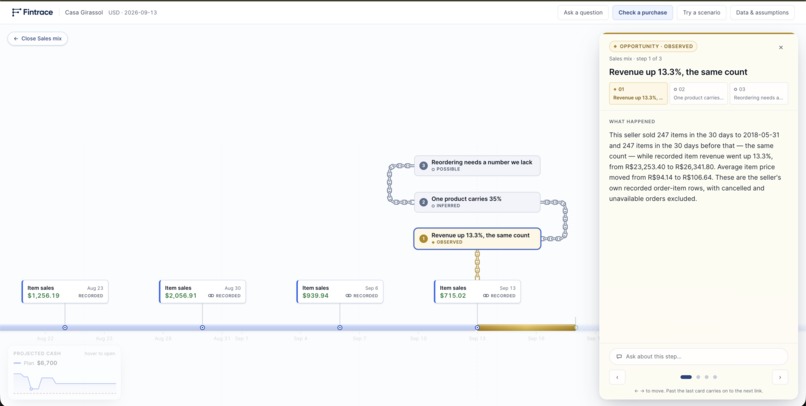 Fintrace – screenshot 1