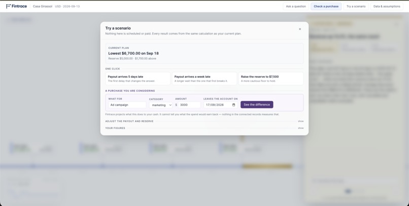 Fintrace – screenshot 1