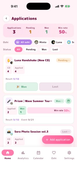 Oshicho – screenshot 1