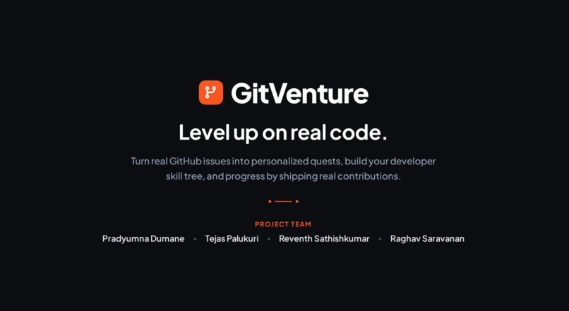 GitVenture – screenshot 1