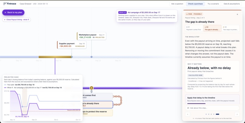 Fintrace – screenshot 2