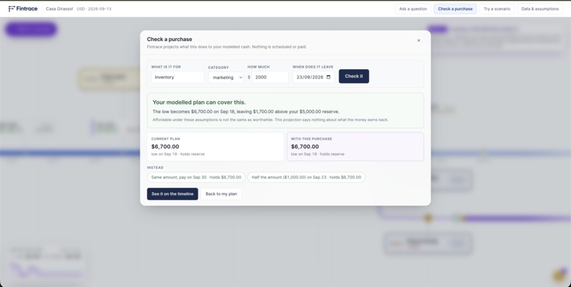 Fintrace – screenshot 5