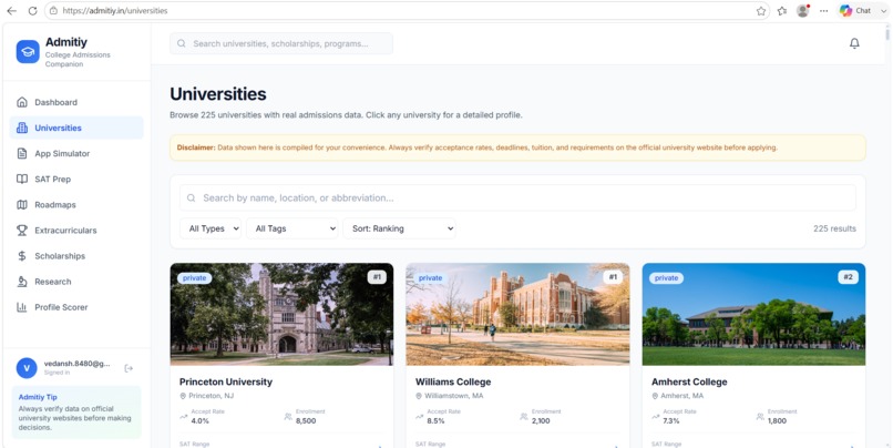 admitiy  – screenshot 5