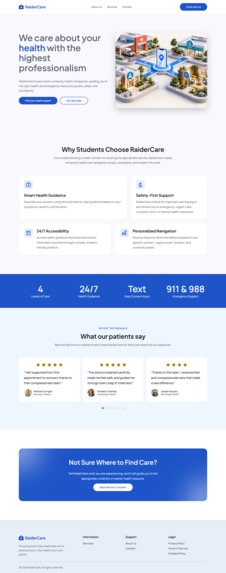 RaiderCare – screenshot 1