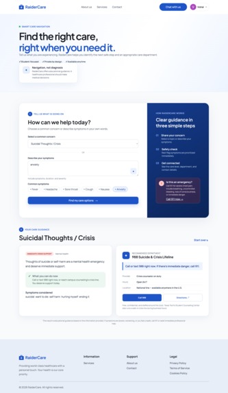RaiderCare – screenshot 4