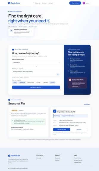 RaiderCare – screenshot 5