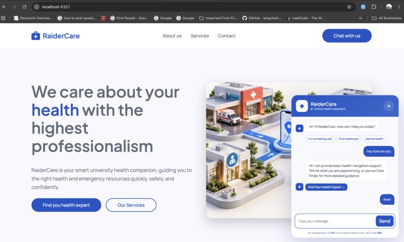 RaiderCare – screenshot 7