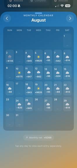 ATMOS Balance – screenshot 2
