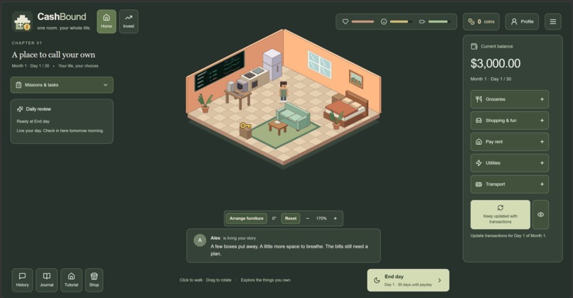 CashBound – screenshot 2