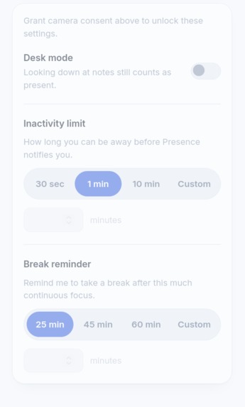 Presence – screenshot 1