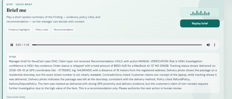 E-Commerce Dispute Investigator – screenshot 5