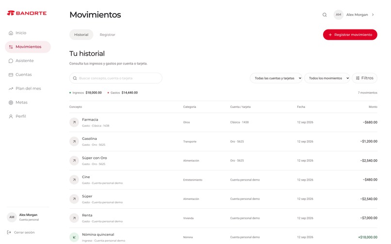 Proyect Banorte KANAN - by Fine Sheets – screenshot 4
